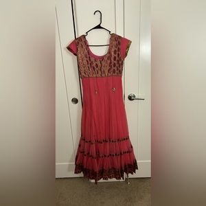 Womans Indian Anarkali /Kurthi / Indian Long Dress Size 6